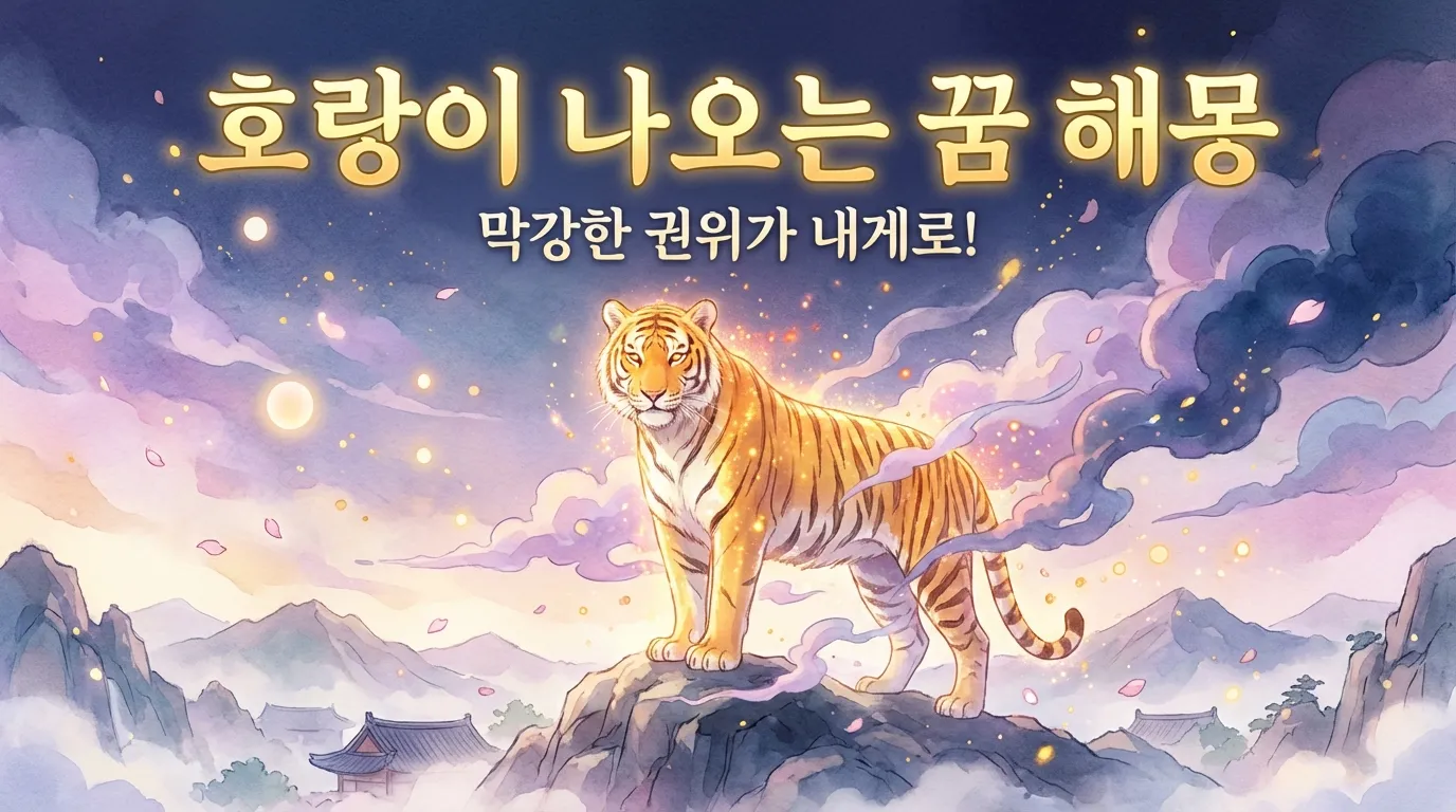 호랑이 나오는 꿈 썸네일